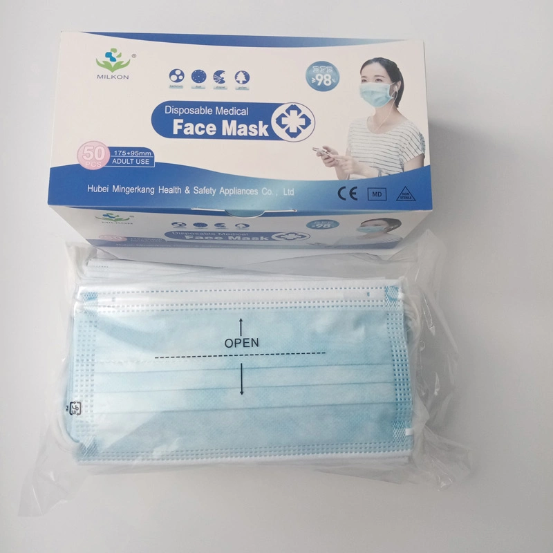 Bfe 99% Factory Hypoallergenic FDA CE Level 3 Protective Children Facemask 3 Ply Non Woven Surgical Medical Disposable Face Mask