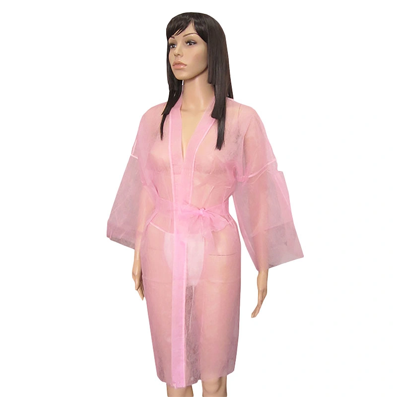 Disposable Non-Woven Sanitary Hygienic PP Confortable Soft Skin-Friendly Pajamas for Hotel SPA Salon Beauty Massage